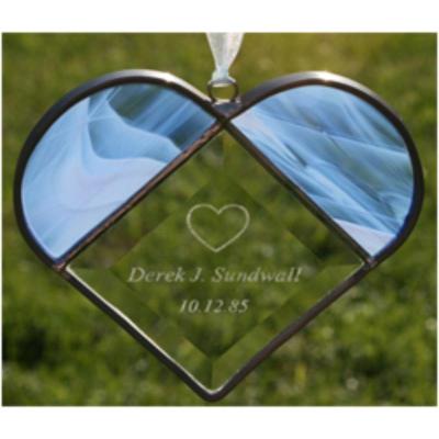 Stained Glass Heart Ornament