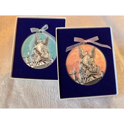 Guardian Angel Crib Medal